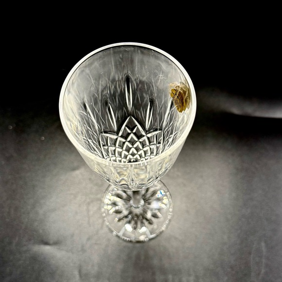 NEW 5Pc VTG ROC Italy, Crystal Toska Champagne Crystal Glasses, Original Box Tag - Picture 3 of 7